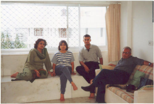 Lunch at Paula & Ravi's house before he left to join the unit.